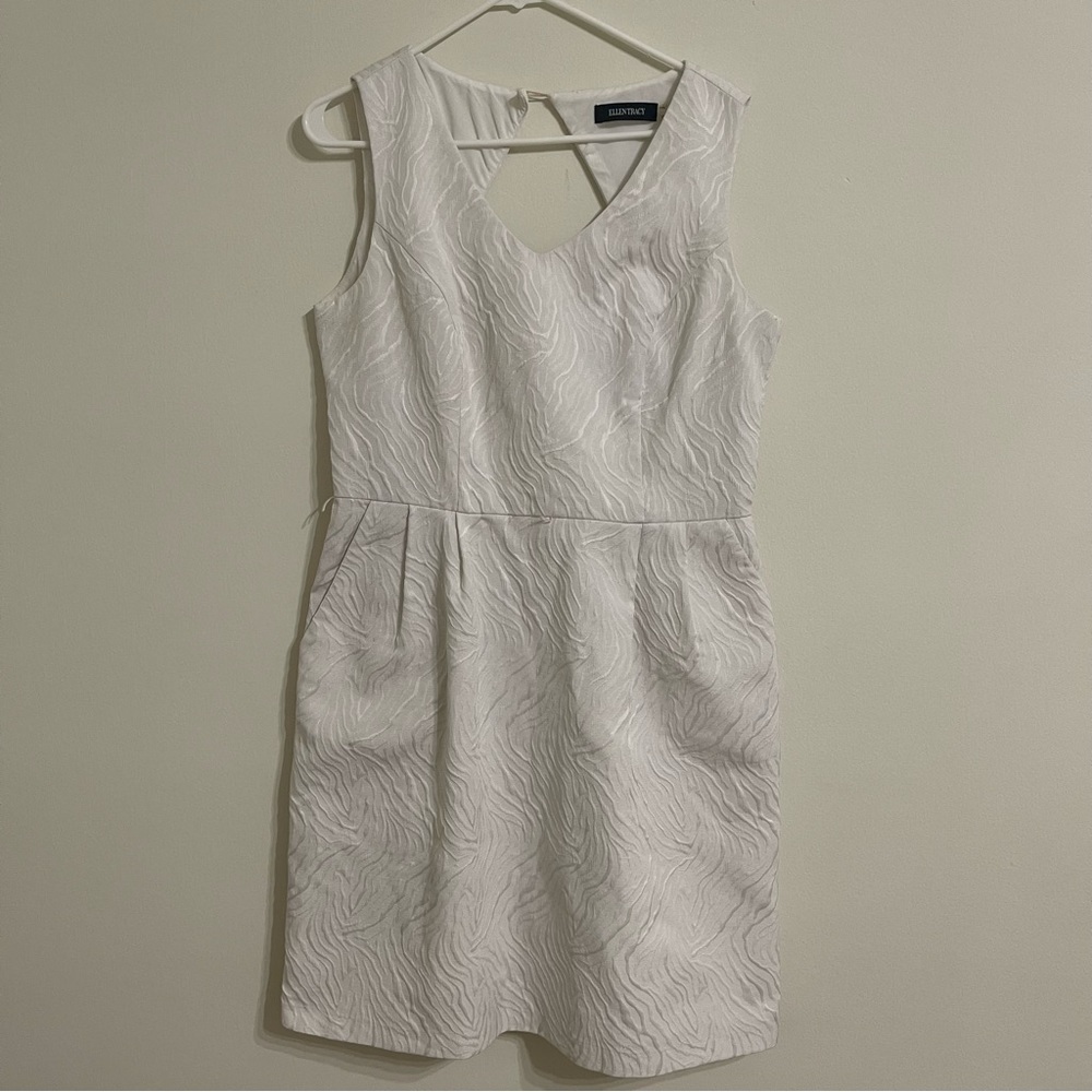 Ellen Tracy white dress